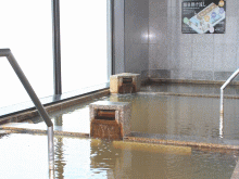 「札幌あいの里温泉 なごみ」の浴場