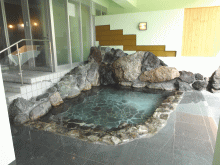 「赤井川村 保養センター」の露天風呂
