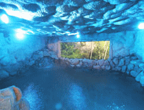 「湯の花 定山渓殿」の洞窟風呂