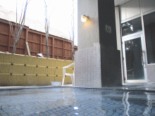 「ホテル 武蔵亭」の露天風呂からの眺め