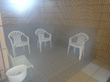 「ないえ温泉ホテル 北乃湯」の浴場内の休憩場所