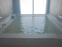 「ルスツ温泉」の浴槽