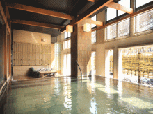 「ホテル 鹿の湯」の露天風呂