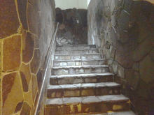 「黒岳の湯」の３階への階段