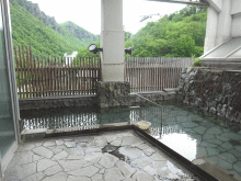 「黒岳の湯」の露天風呂（3階）