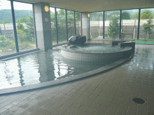 「ゆうばり温泉 ユーパロの湯」の洋風浴場