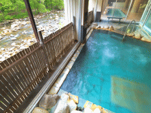 「定山渓ホテル」の露天風呂