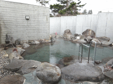 「ホロホロ山荘」の露天風呂