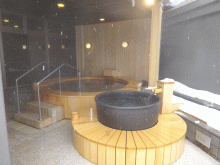「キロロ温泉 森林の湯」の露天風呂