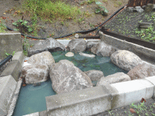 「菅野温泉」の足湯